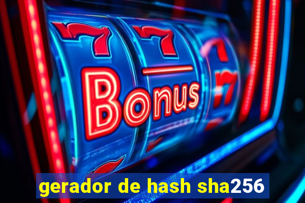 gerador de hash sha256